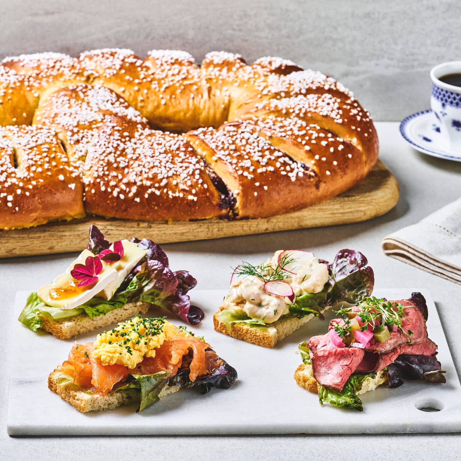 4 snitter + Hvetekringle
